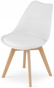 Set 4 stoličiek MARK biele