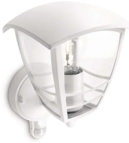 Philips 15388/31/16 - Vonkajšie nástenné svietidlo s čidlom MYGARDEN CREEK 1xE27/60W/230V