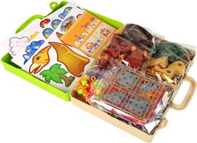 LEAN Toys DIY Dinosaurs Board Set Skrutkovač