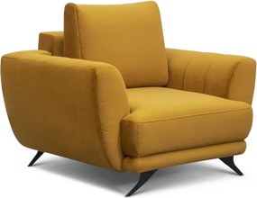 Kreslo MEGAN, horčicová (Monolith 48)