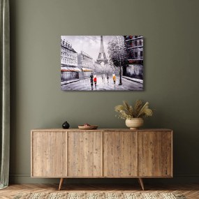 Obraz - Olejomaľba, Paríž (90x60 cm)
