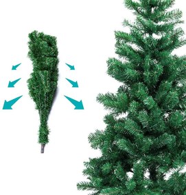 Umelý vianočný stromček nórsky, s kovovým stojanom, v 4 veľkostiach- 180 cm