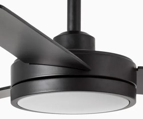 FARO 34261 - LED Stropný ventilátor BARTH LED/24W/230V čierna + DO