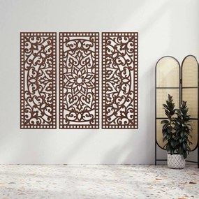 SENTOP | Nástenná dekorácia trojdielny panel mandala  | SENTOP PR0514-A