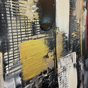 Obraz s ručne maľovanými prvkami 70x100 cm Cityscape – Styler