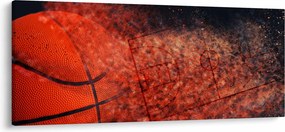 Obraz - Basketbalová lopta (120x50 cm)