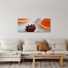 Obraz škorice na lyžici (120x50 cm)