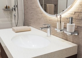 Hansgrohe AddStoris, nádobka na ústnu hygienu, chrómová, HAN-41749000