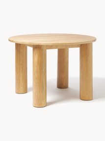 Okrúhly jedálenský stôl z dubového dreva Ohana, Ø 120 cm