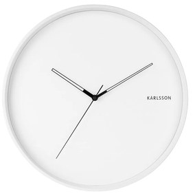 Nástenné hodiny Hue Metal biela ø 40 cm × 4,5 cm