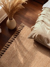 Hanse Home, Kusový koberec Handloom 106335 Fjord Natural Gold, 200x300, béžová, chodba / predsieň