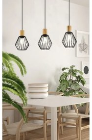 Eglo 44094 - Luster na lanku PALMORLA 3xE27/60W/230V