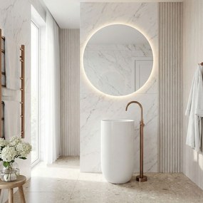 Rea Lungo, voľne stojaca umývadlová batéria, medená matná, REA-B4303