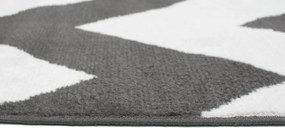 TA Koberec C437A TMAVO SIVÁ/BIELA BALI PP Rozmer: 180x250 cm