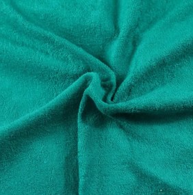Froté prestieradlo tmavo zelené 100x200 cm