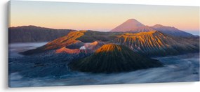 Obraz hory Bromo v Indonézii (120x50 cm)