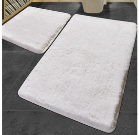Asir SADA 2x Kúpeľňová predložka 60/100 cm biela 351ALS2162