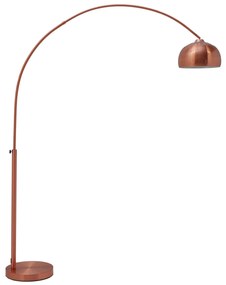Dizajnová stojanová lampa Arch medená
