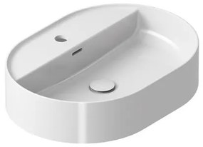 Umývadlo na dosku Ravak Ceramic Slim 55x40 cm otvor pre batériu uprostred XJX01155003