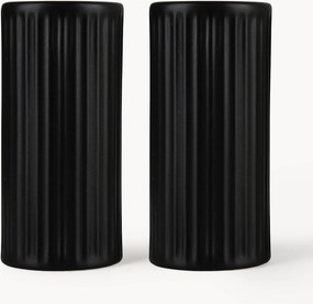 Súprava soľničky a koreničky's drážkovou štruktúrou Groove, 2 ks