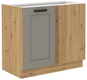 Kuchynská skrinka Luna claygrey/artisan 105 ND 1F BB