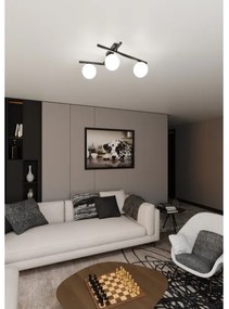 Stropné svietidlo SMART 3xE14/10W/230V čierna/biela