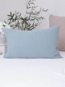 Mušelínová obliečka na vankúš 40 x 60 cm Alexia Duo - mätová/cappuccino