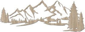 Drevený obraz na stenu - Les a hory | REHORA: HDF - Javor 55 x 20 cm 4658-109477 HDF0414-akcia20