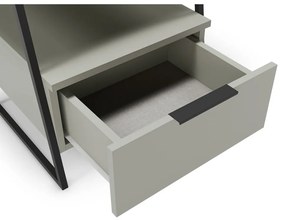 Zeleno-sivý nočný stolík Velia – Marckeric