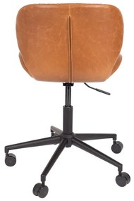Hnedá kancelárska stolička Zuiver Office Chair OMG