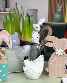 Keramická sliepočka HENIQUE 8 cm biela - viac variantov