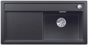 Granitový drez Blanco ZENAR XL 6 S InFino čierna drez vpravo