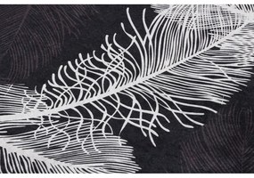 Antracitové kúpeľňové predložky v súprave 2 ks 60x100 cm Alisan – Foutastic