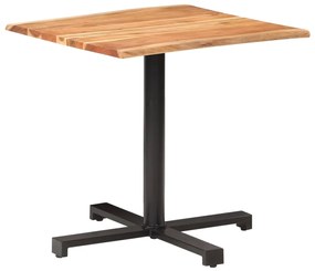 Bistro stolík s nepravidelnými hranami 80x80x75 cm akáciový masív