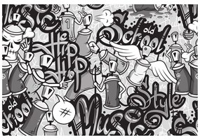 Tapeta moderný street art