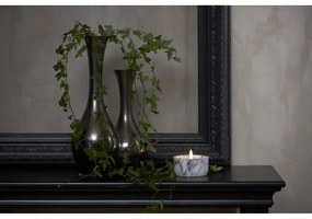 Sivo-biela betónová LED sviečka Star Trading Flamme Marble, výška 7,5 cm