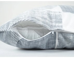 B.E.S. Petrovice Flanelové obliečky Nordic Grey, 140 x 200 cm, 70 x 90 cm