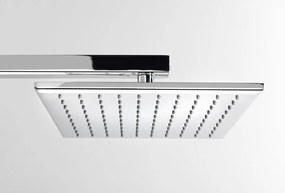 Polysan, SPIRIT SQUARE sprchový panel s termostat. batériou 250x1550mm, nástenný, biela, 81151