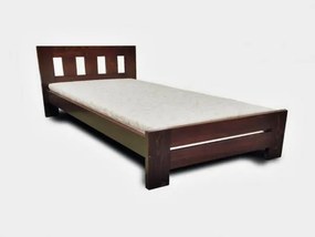 Drevená vyvýšená posteľ KUBA - smrek, 200x90