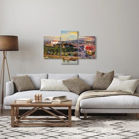 Obraz - Panorama Bratislavy, Slovensko (90x60 cm)