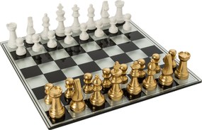 Luxusná šachová sada Chess Bronze & White - 60 * 15 * 60 cm