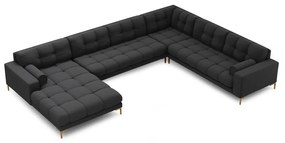 Tmavosivá rohová pohovka (pravý roh) Bali – Cosmopolitan Design