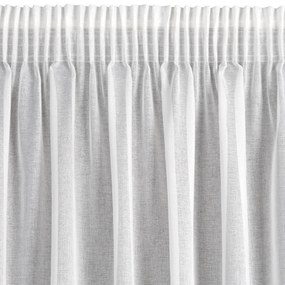 ZÁCLONA NA PÁSKE MARGO 300X270 CM BIELA