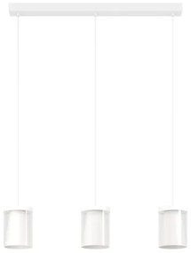 Eglo 901122-LED RGBW Stmievateľný luster na lanku CHIUSELLO-Z 3xLED/3,7W/230V biela