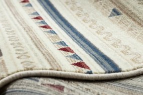 Koberec KILIM 7948/52933 Romby béžový / sivý