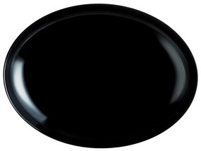 Plytký tanier Barbecue Friends Time Black 32,8 cm LUMINARC
