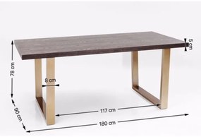 InternetovaZahrada - Kare Design Jedálenský stôl Osaka Duo 180×90 cm