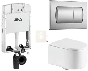 Závesný wc set na zamurovanie SAT SIKOJZREX72CRM