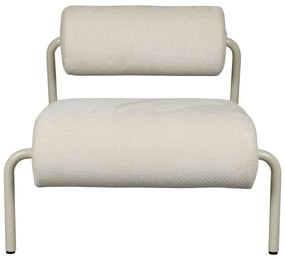 Krémové kreslo Lekima – Zuiver