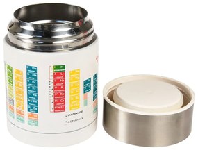 Krémová/v striebornej farbe termoska na jedlo/detská 450 ml Periodic Table – Rex London